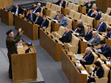 Лидер ЛДПР Владимир Жириновский выступил на заседании в Госдуме в военной форме с погонами полковника