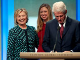 Билл и Хиллари Клинтон готовятся стать бабушкой и дедушкой: их единственная дочь Челси беременна
