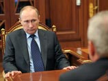 Рабочая встреча Владимира Путина с Виктором Басаргиным, 25 апреля 2014 года