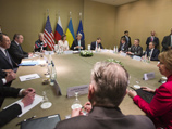 Лавров подчеркнул, что основой для внутриукраинского диалога могут стать соглашение от 21 февраля и женевское соглашение от 17 апреля