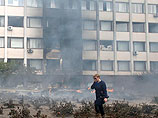 В Мариуполе (юг Донецкой области Украины) произошел пожар в здание горсовета, ранее захваченном сепаратистами