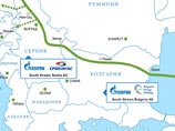 "Южный поток" - проект "Газпрома", предусматривающий строительство газопровода мощностью 63 млрд куб. метров через Черное море в Южную и Центральную Европу. Россия решила построить его "для диверсификации поставок газа в Европу