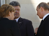 Путин кратко побеседовал с избранным президентом Украины Петром Порошенко, а также президентом США Бараком Обамой