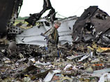 Транспортный самолет Ил-76, сбитый при заходе на посадку в аэропорту Луганска в ночь с 13 на 14 июня