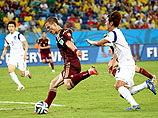 Первый матч на ЧМ по футболу в Бразилии сборная России сыграла вничью с Южной Кореей: 1:1