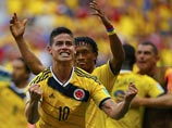 Сборная Колумбии выиграла второй матч на чемпионате мира по футболу
