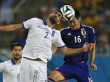 Японцы и греки разошлись миром на чемпионате мира по футболу
