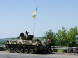 Украинские военные подбили танк сил ДНР на окраине Славянска, сообщил глава МВД Аваков