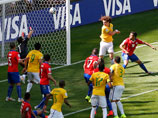 ЧМ-2014: Бразилия лишь в серии пенальти одолела Чили в 1/8 финала