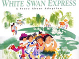 В "Рассказе белого лебедя...", в частности, повествуется о детях, усыновленных лесбийской парой и родителями разного цвета кожи