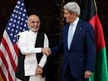 Джон Керри и Ашраф Гани, 11 июля 2014 года Джон Керри и Ашраф Гани, 11 июля 2014 года