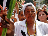 На Кубе арестованы до 100 членов оппозиционной группы "Женщины в белом"