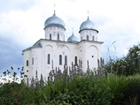 Гробница была расчищена во время реставрационных работ в Георгиевском соборе монастыря
