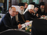 Православные иерархи встретились в Сергиевом Посаде с Путиным