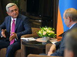 Встреча Владимира Путина с Президентом Республики Армения Сержем Саргсяном