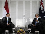 Премьер Австралии Тони Эбботт и президент Индонезии Сусило Бамбанг Юдойоно