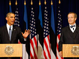 В своей речи в Таллине на совместной пресс-конференции с президентом Эстонии Тоомасом Хендриком Ильвесом, которая прошла в здании Центробанка страны, Обама заявил, что США направят больше подразделений ВВС и самолетов в страны Балтии