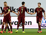 Российские футболисты разгромили азербайджанцев в товарищеском матче