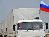 Машины второго российского гуманитарного конвоя для Украины, в ночь на субботу проходившие таможенное оформление на границе, движутся к Луганску