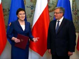Эва Копач и Бронислав Комаровский, 15 сентября 2014 года Эва Копач и Бронислав Комаровский, 15 сентября 2014 года