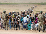 45 тысяч курдов из Сирии пересекли границу с Турцией, спасаясь от исламистов