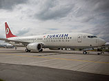 Турецкий Boeing с девушкой за штурвалом выкатился с полосы в аэропорту Сочи