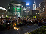 Гонконгские студенты устроили несанкционированный марш за свободные выборы и выдвинули ультиматум главе региона