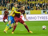 Россияне поделили очки со шведами в квалификации Евро-2016
