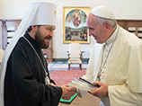 Митрополит Волоколамский Иларион встретился в Ватикане с Папой Римским Франциском