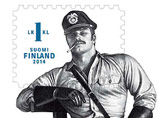 Почтовая служба Финляндии выпустила в обращение 6 марок и открыток с работами финского художника Тоуко Лааксонена, также известного как Tom Of Finland