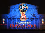 Эмблему чемпионата мира по футболу показали на фасаде Большого театра
