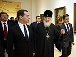 Медведев познакомился в Ново-Иерусалимском монастыре с ходом восстановительных работ Медведев познакомился в Ново-Иерусалимском монастыре с ходом восстановительных работ