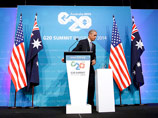 На пресс-конференции по итогам саммита Группы двадцати в австралийском Брисбене американский лидер заявил, что имел возможность пообщаться с президентом РФ Владимиром Путиным