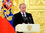 Встреча состоялась накануне в Александровском зале Большого Кремлевского дворца