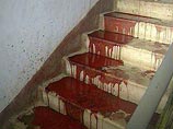 Убийца и его жертва столкнулись на лестнице, когда бизнесмен покинул свой офис и спускался вниз