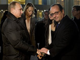 Накануне президент России Владимир Путин встретился в аэропорту "Внуково" с французским лидером Франсуа Олландом
