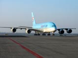 Самолет A380 авиакомпании Korean Airlines Самолет A380 авиакомпании Korean Airlines