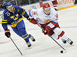 Сборная России победила хоккеистов Швеции на Кубке Первого канала 