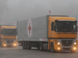 Одиннадцатая гуманитарная автоколонна РФ для Донбасса остановилась в Воронежской области Одиннадцатая гуманитарная автоколонна РФ для Донбасса остановилась в Воронежской области