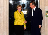 Ангела Меркель в ходе встречи с премьер-министром Великобритании Дэвидом Кэмероном, 7 января 2015 года