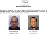 Главными подозреваемыми остаются двое французов алжирского происхождения - братья Саид и Шериф Куаши 34 и 32 лет
