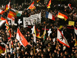 В понедельник, 12 января, в Дрездене состоялась очередная массовая акция движения PEGIDA - "Европейцы-патриоты против исламизации Запада"