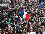 Антитеррористический марш в Париже ("Марш единства") прошел во Франции 11 января
