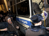 Задержание Владимира Ионова на Манежной площади 15 января