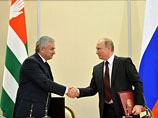 Встреча Владимира Путина с Президентом Республики Абхазия Раулем Хаджимбой, 24 ноября 2014 года