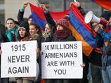 При участии двух Католикосов в Ереване прошла церемония оглашения декларации к 100-летию геноцида армян