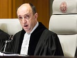 Об этом объявил сегодня президент Международного суда ООН суда Петер Томка Об этом объявил сегодня президент Международного суда ООН суда Петер Томка