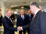 Владимир Путин и Петр Порошенко, 26 августа 2014 года