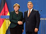 Виктор Орбан и Ангела Меркель, 3 февраля 2015 года