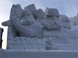 В Японии открылся Снежный фестиваль - более 200 ледяных композиций и скульптур